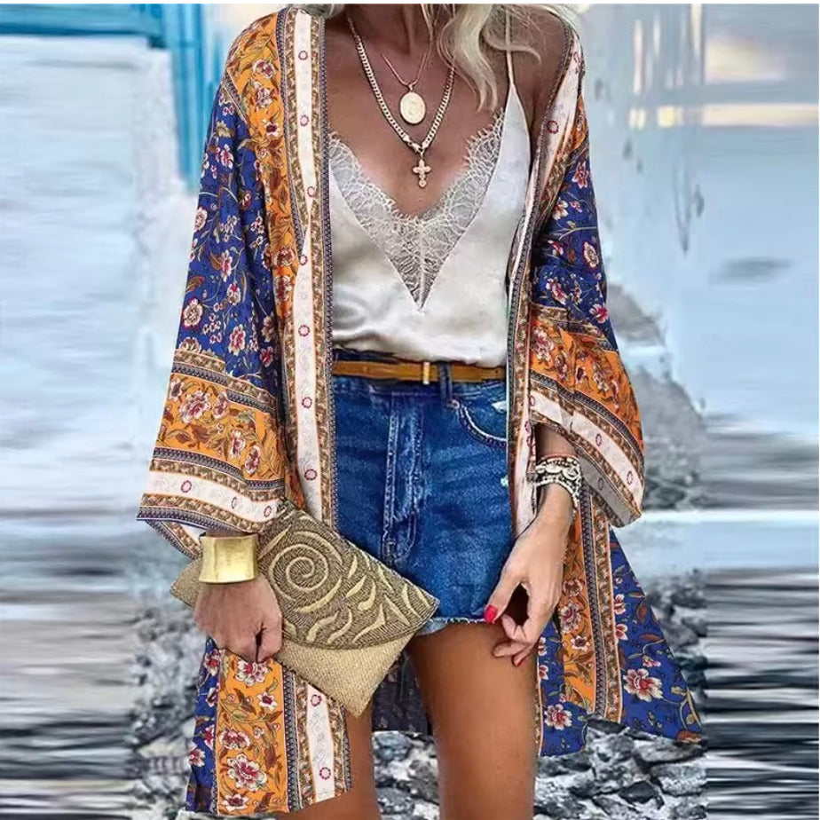 Kimono d'été édition spéciale Jaune