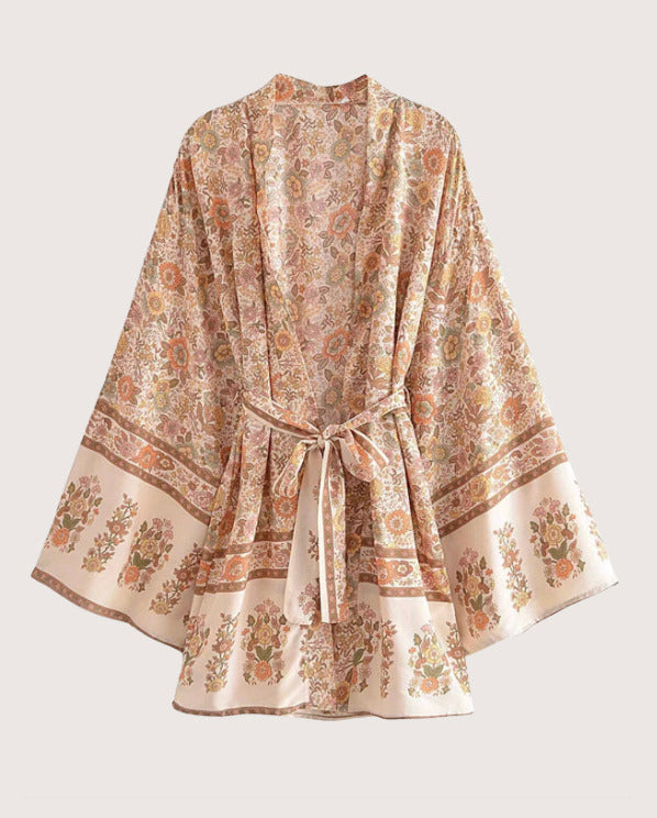 Kimono court | Ivoire doré