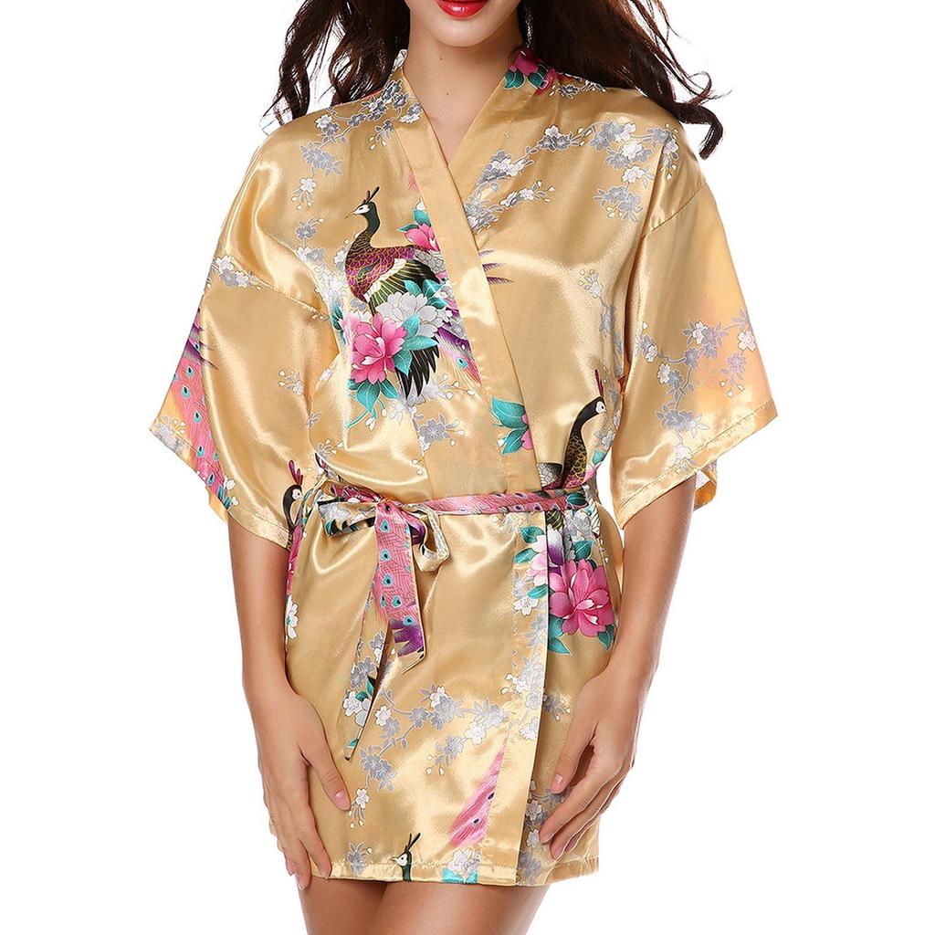 Kimono Robe de nuit court | Rayon d'été