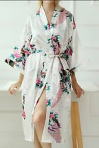 Kimono de nuit long | Neige Blanche