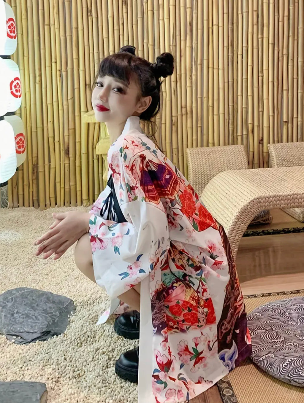 Veste Kimono Japonaise Senpai Tushi