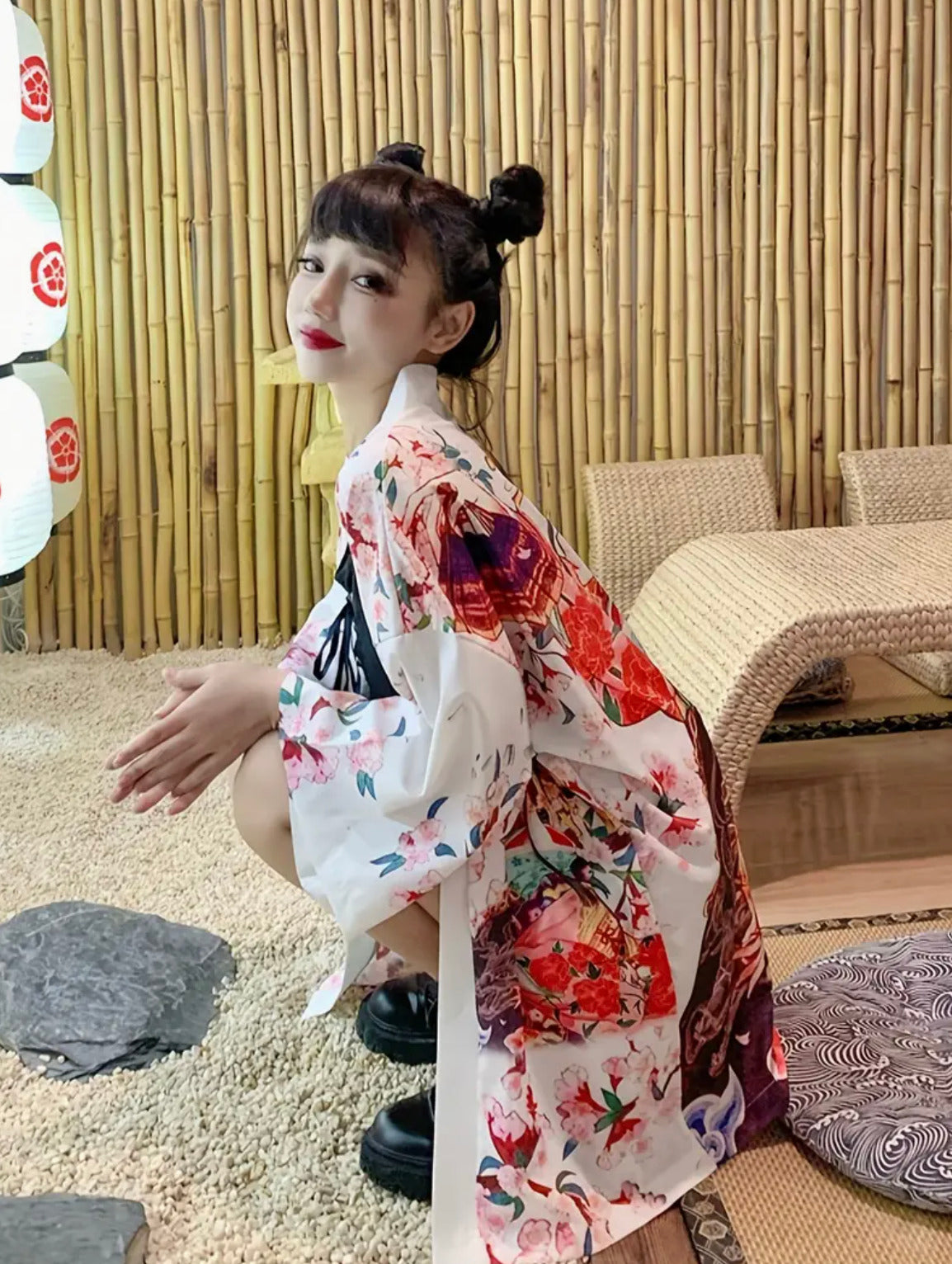 Veste Kimono Japonaise Senpai Tushi