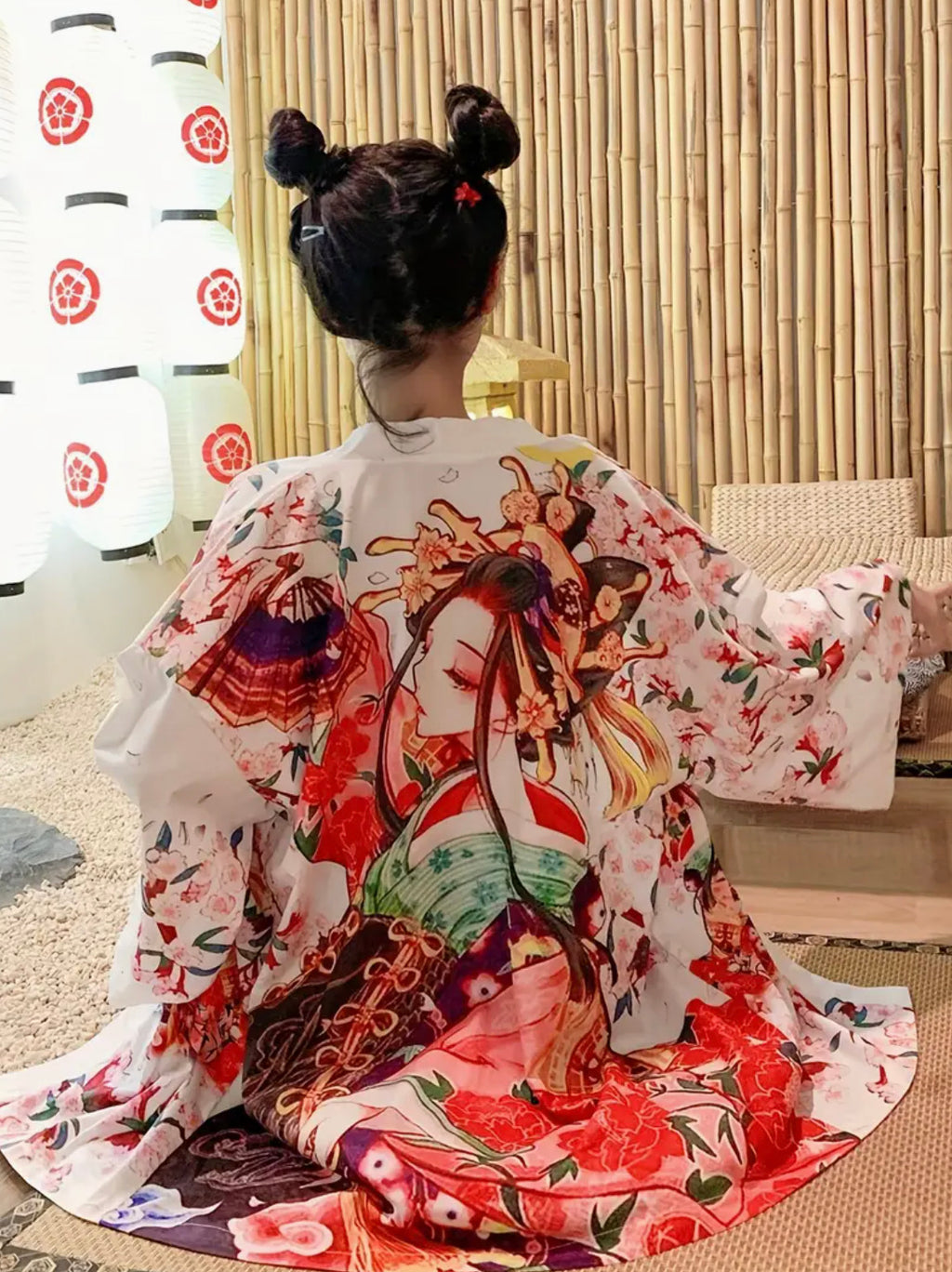 Veste Kimono Japonaise Senpai Tushi