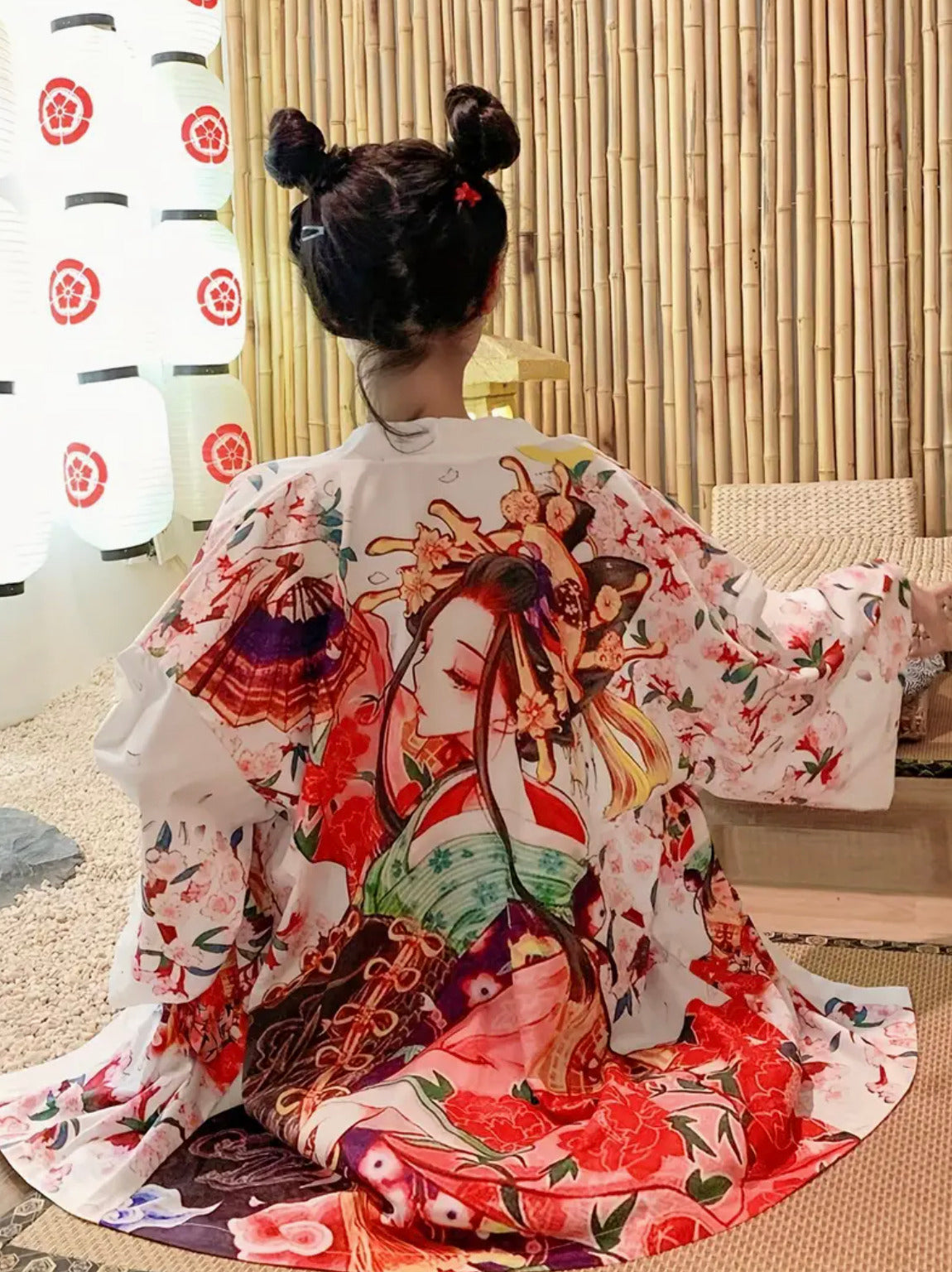 Veste Kimono Japonaise Senpai Tushi