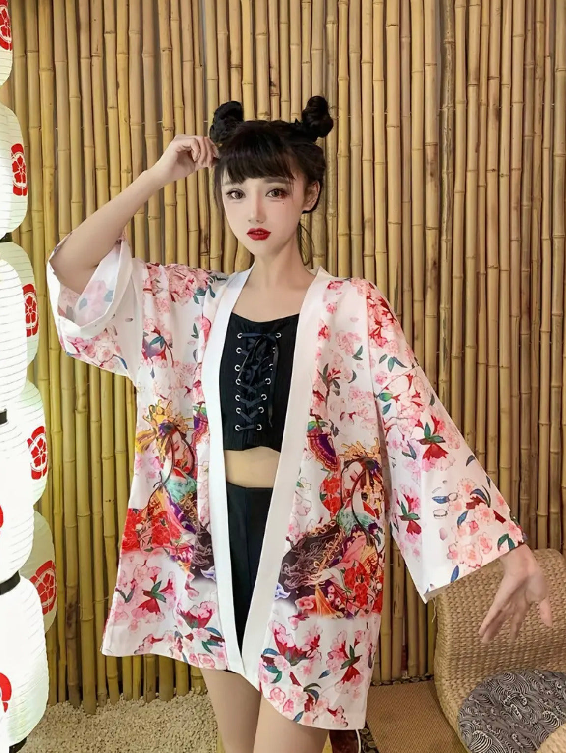 Veste Kimono Japonaise Senpai Tushi