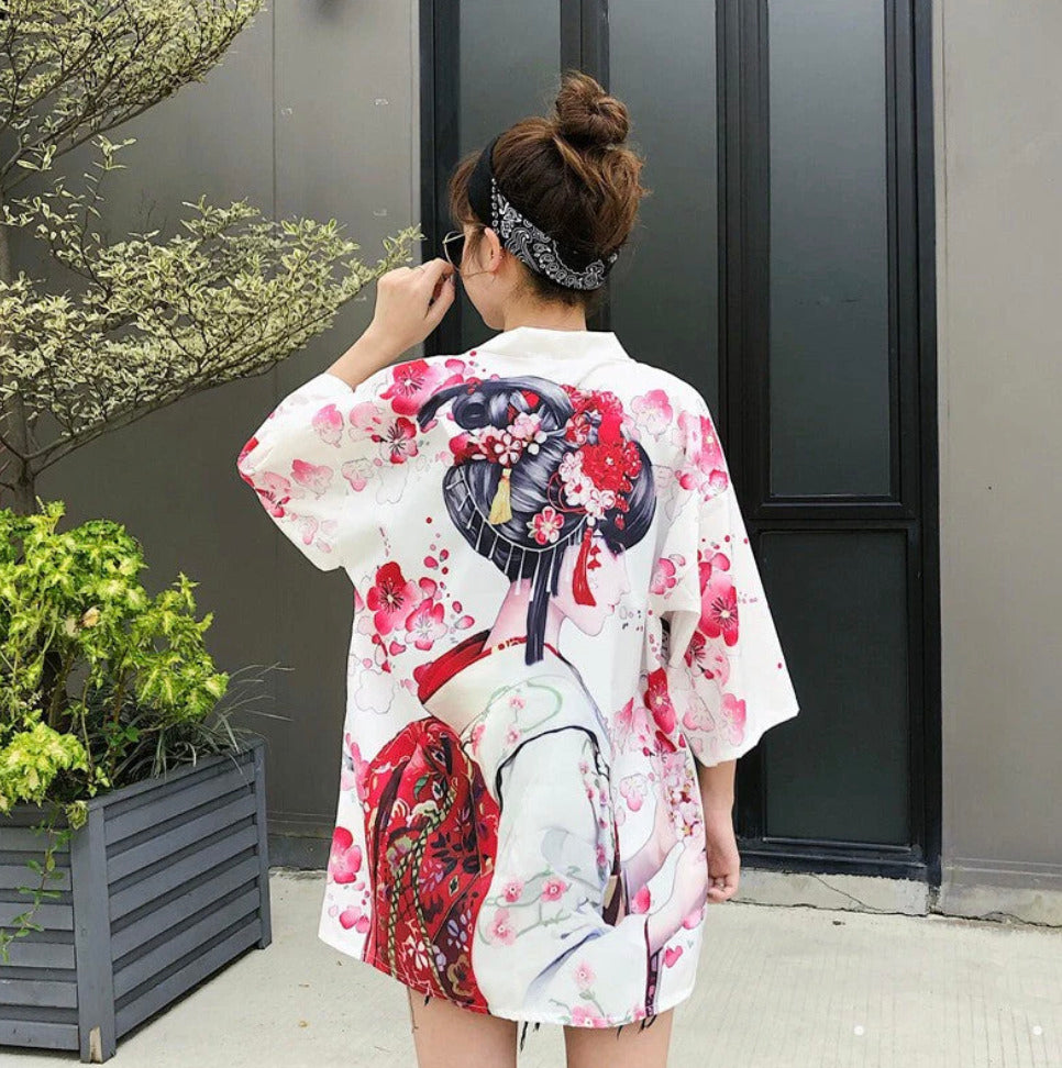 Veste Kimono Japonaise Baiku