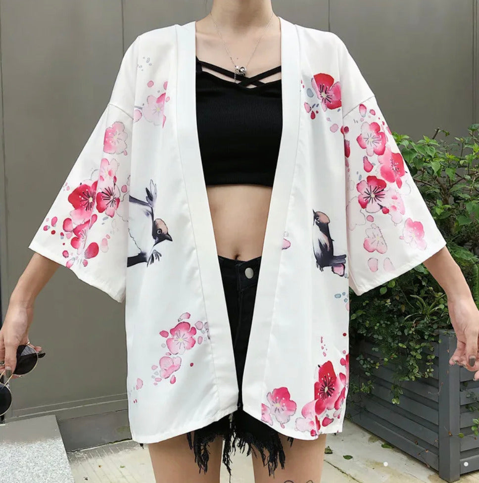 Veste Kimono Japonaise Baiku