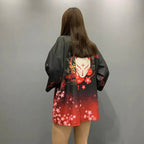 Veste Kimono Japonaise Pétale de sang