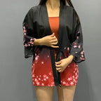 Veste Kimono Japonaise Pétale de sang