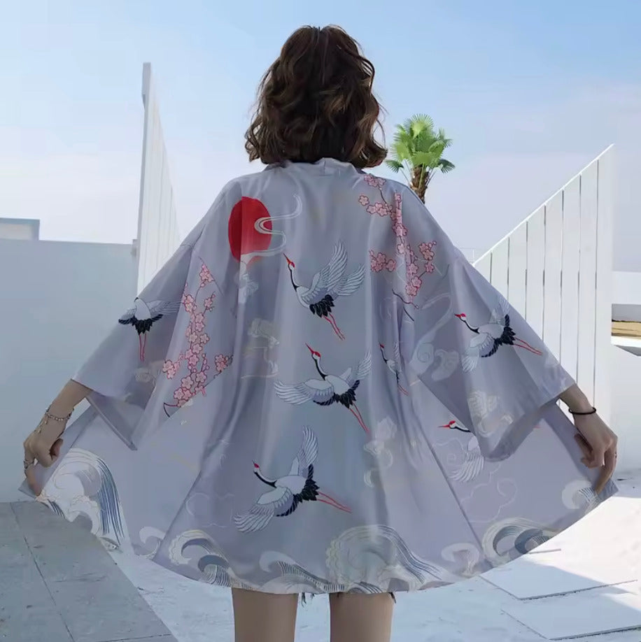 Veste Kimono Japonaise Sakura