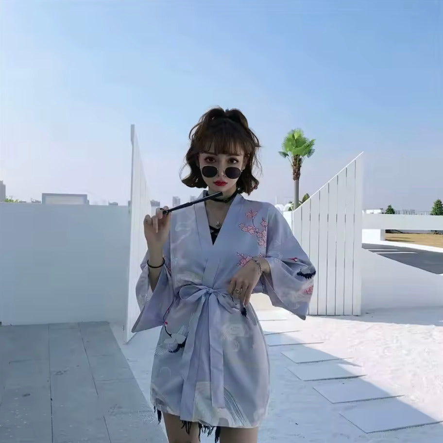 Veste Kimono Japonaise Sakura