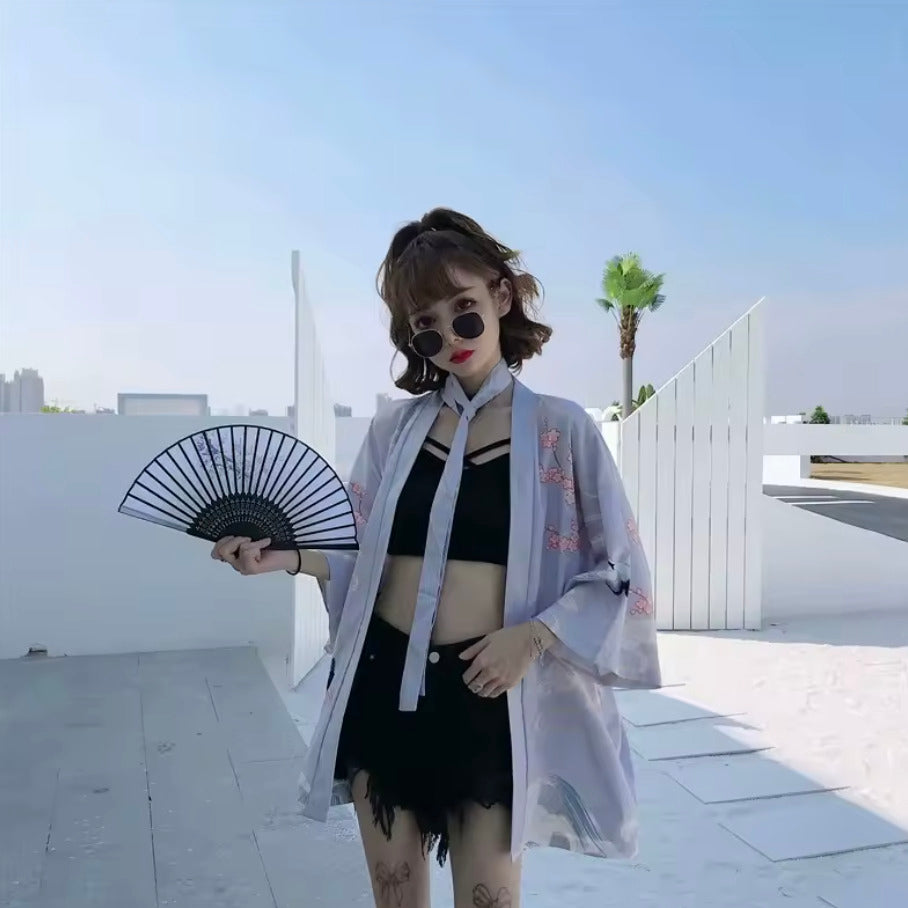 Veste Kimono Japonaise Sakura