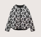 Veste kimono serpent des neiges  | Ikat