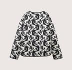Veste kimono serpent des neiges  | Ikat