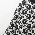 Veste kimono serpent des neiges  | Ikat