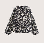 Veste kimono Noir et Blanc | Ikat