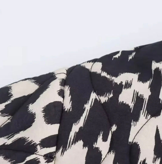 Veste kimono Noir et Blanc | Ikat