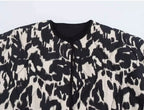 Veste kimono Noir et Blanc | Ikat