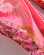 Kimono Boho étoile de Lune Rose