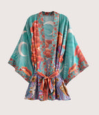 Kimono Boho étoile de Lune Vert Premium