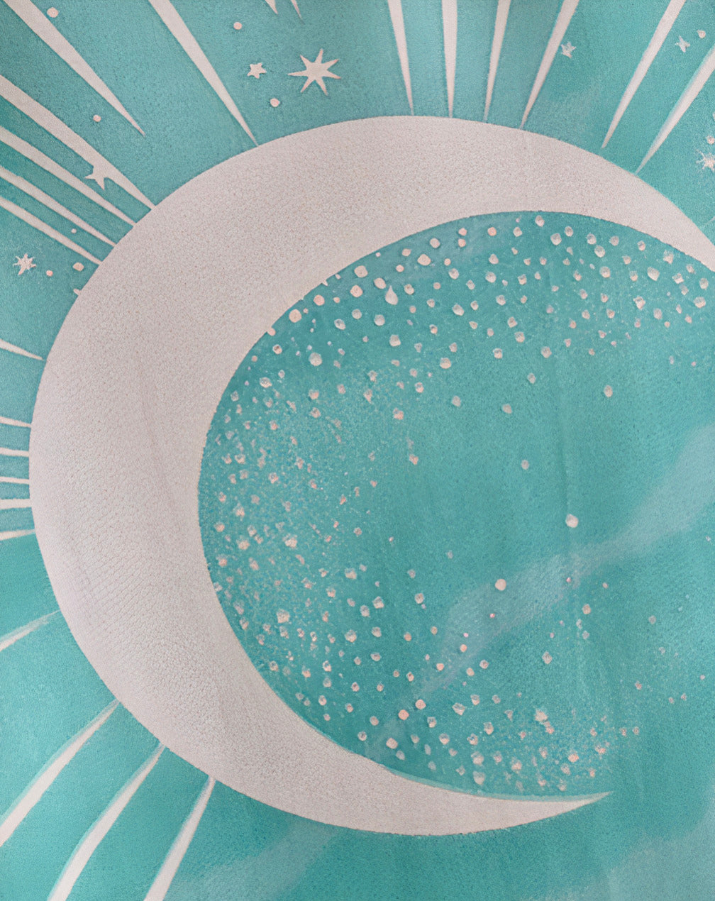 Kimono Boho étoile de Lune Vert Premium