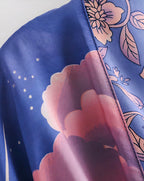 Kimono Boho étoile de Lune Bleu Premium