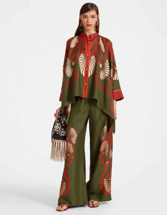 Ensemble Kimono Edition Limitée Vert sauvage