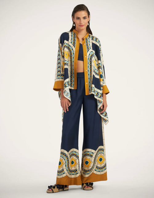 Ensemble Kimono Edition Limitée Bleu Mosaïque