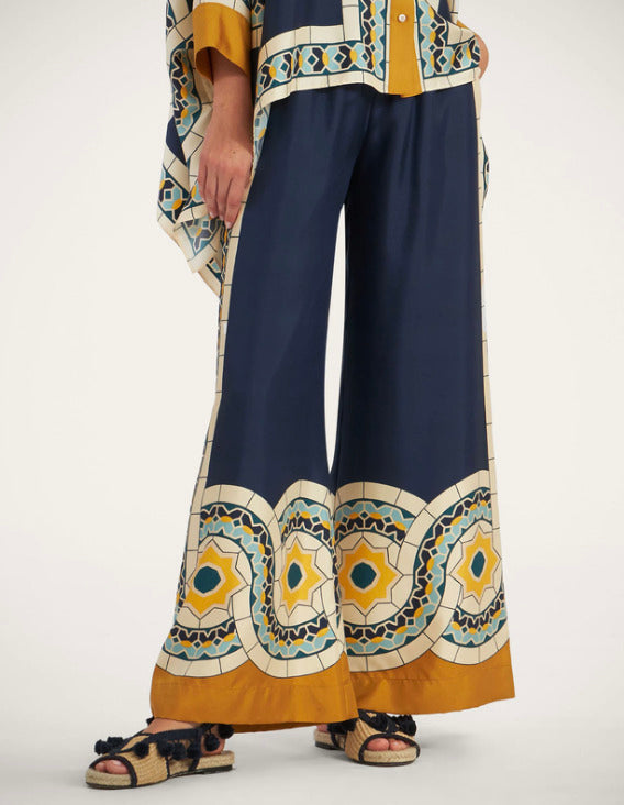 Ensemble Kimono Edition Limitée Bleu Mosaïque