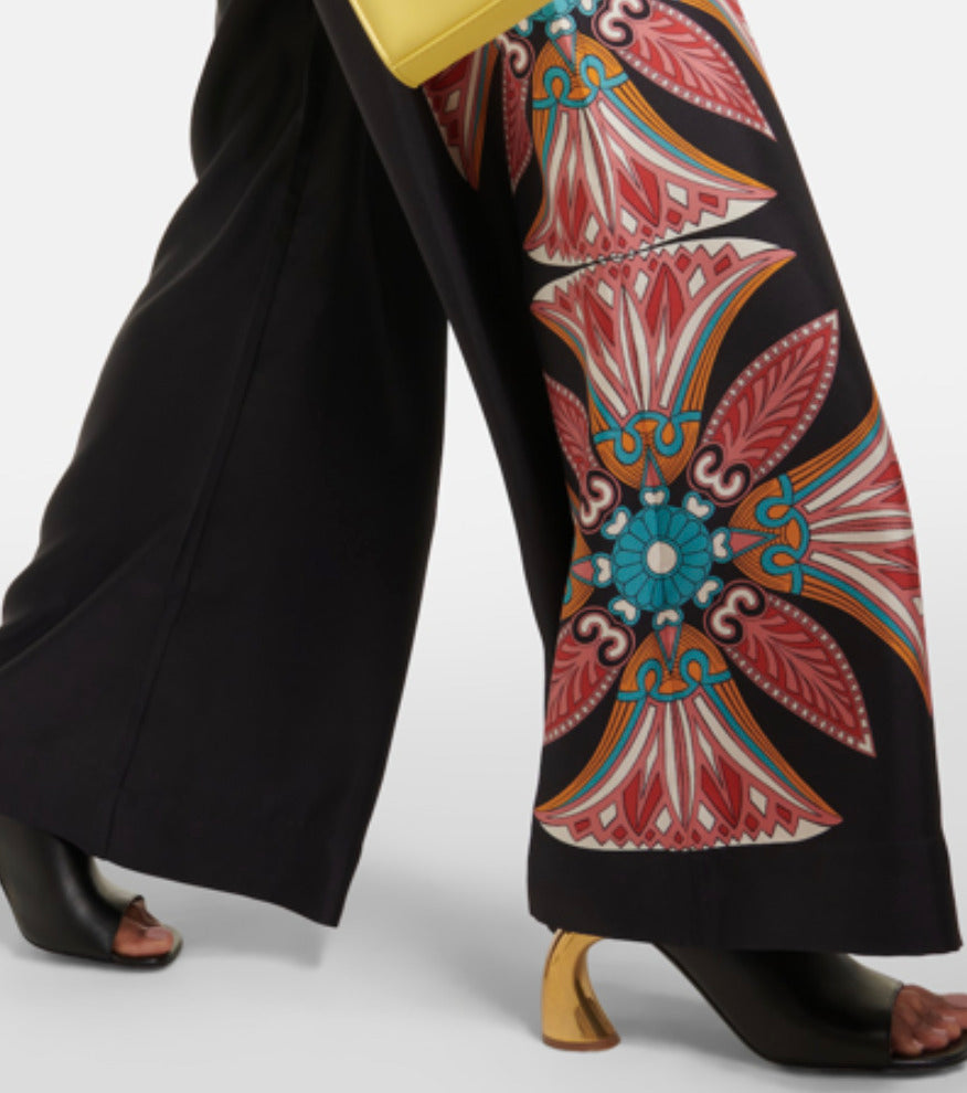 Ensemble Kimono Edition Limitée Noir Fleuri