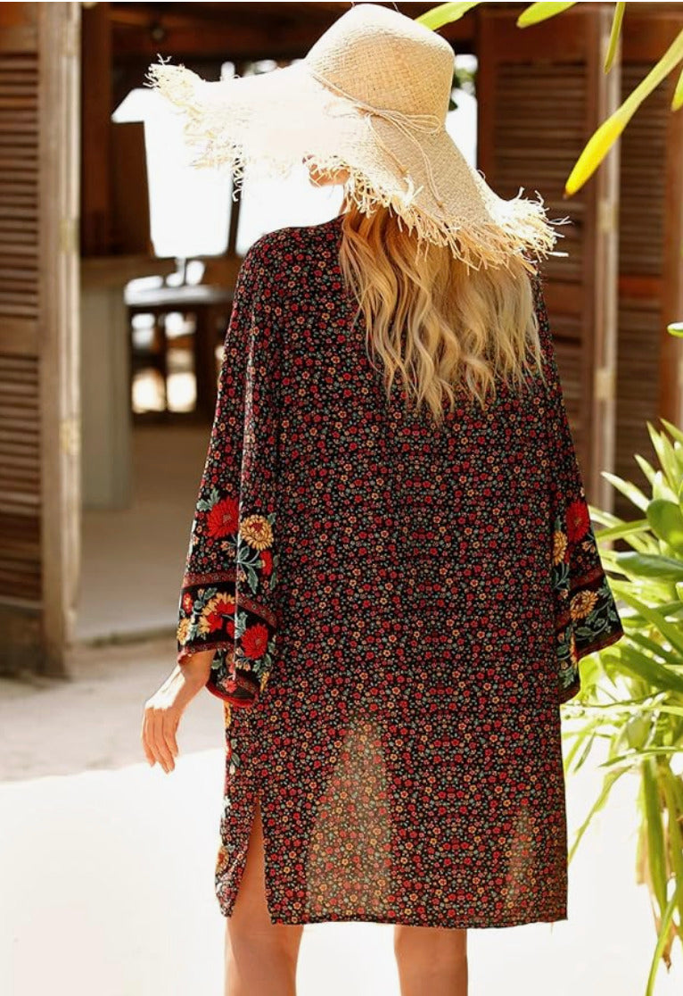Kimono d'été édition spéciale Noir