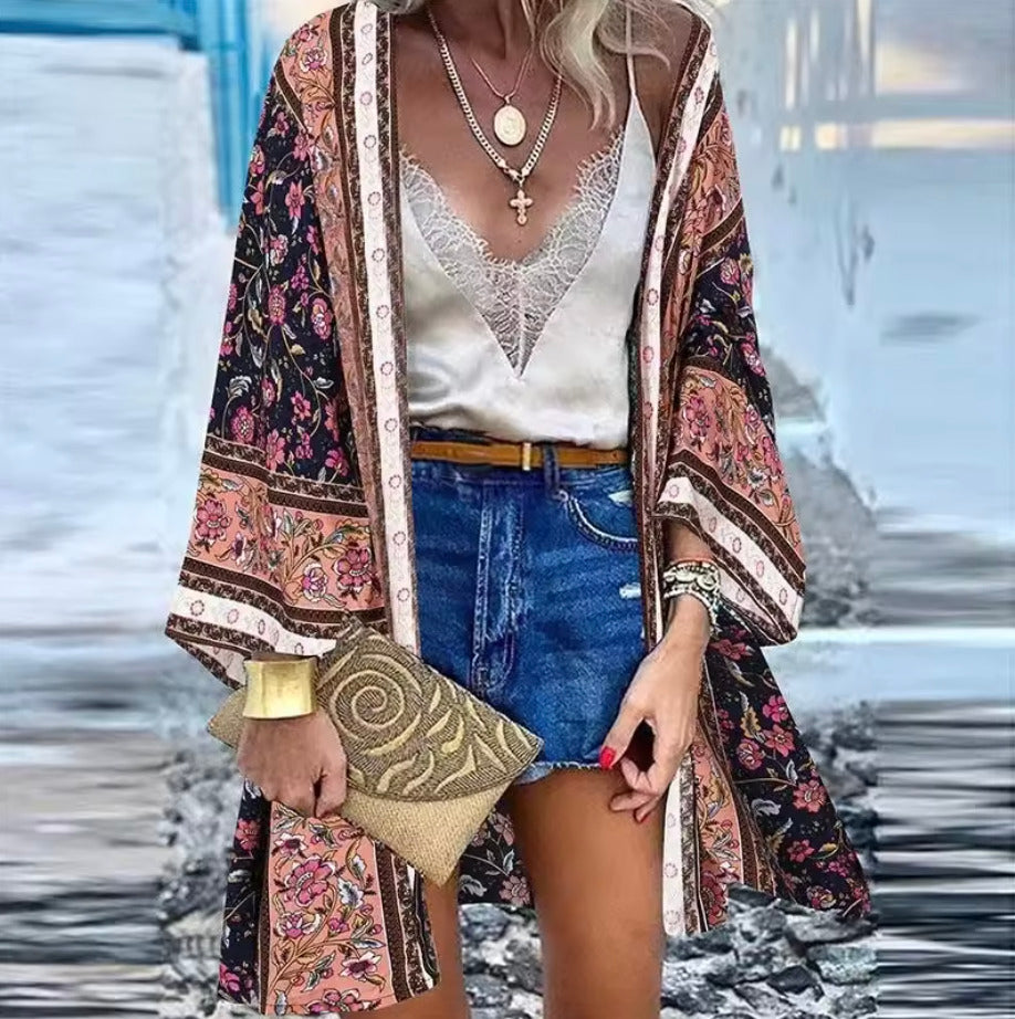 Kimono d'été édition spéciale Rose