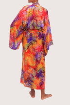 Kimono Plage à point Multi Fleuri