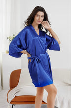 Kimono Chemise de nuit Bleu Royal