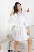 Kimono Chemise de nuit Blanc
