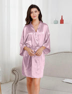 Kimono Chemise de nuit Rose Bonbon
