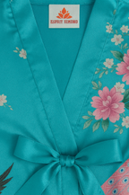 Kimono Robe de nuit court | Perle de Lazuli