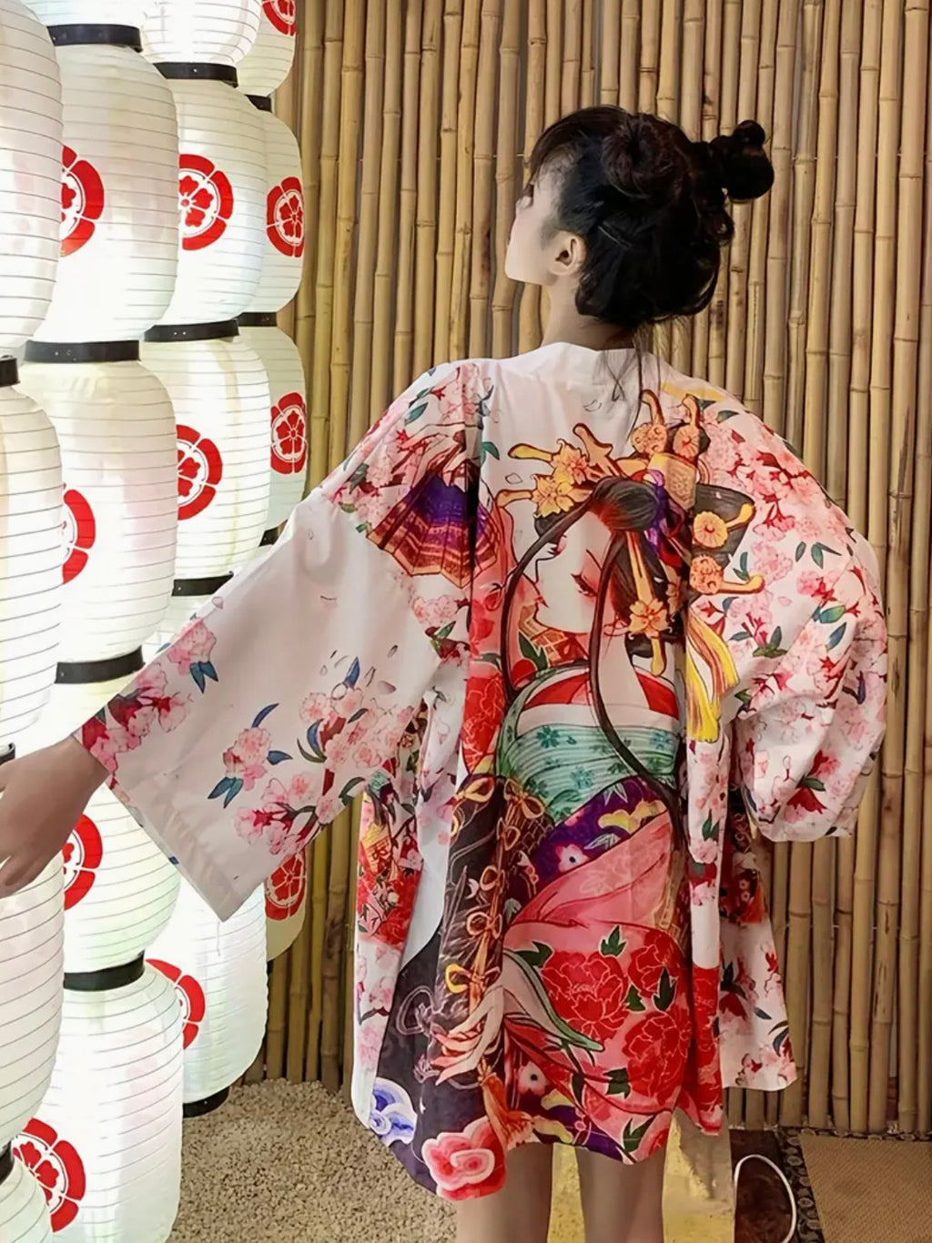 Veste Kimono Japonaise Senpai Tushi