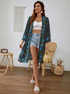 Kimono d'été édition spéciale Bleu Sombre