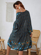 Kimono d'été édition spéciale Bleu Sombre