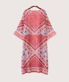 Kimono de plage Rose Pur