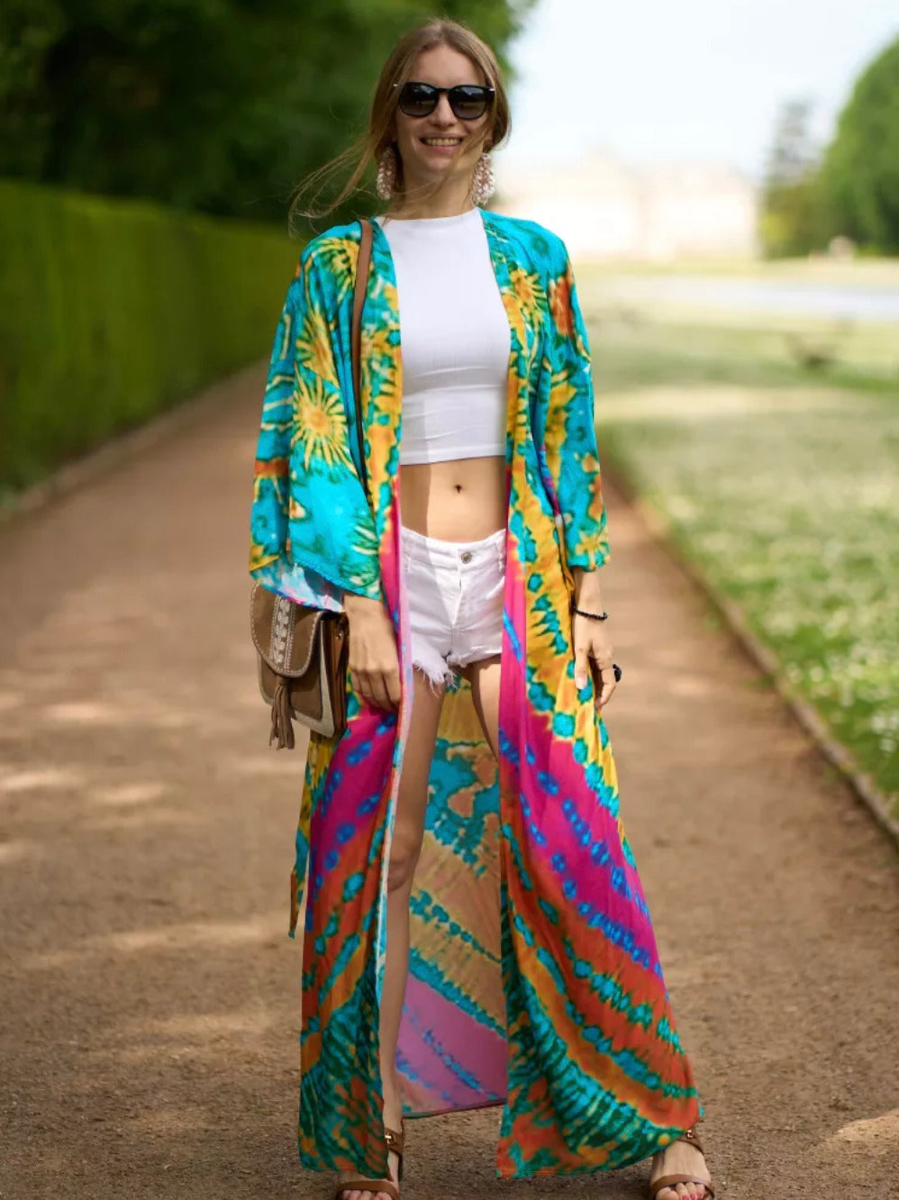 Kimono de plage Abstrait