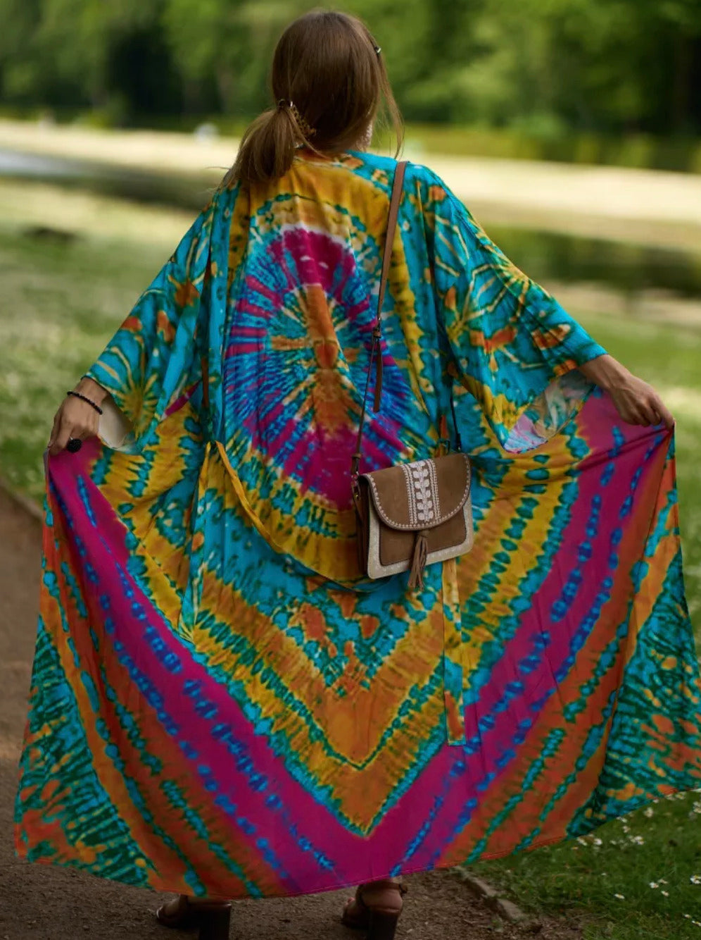 Kimono de plage Abstrait