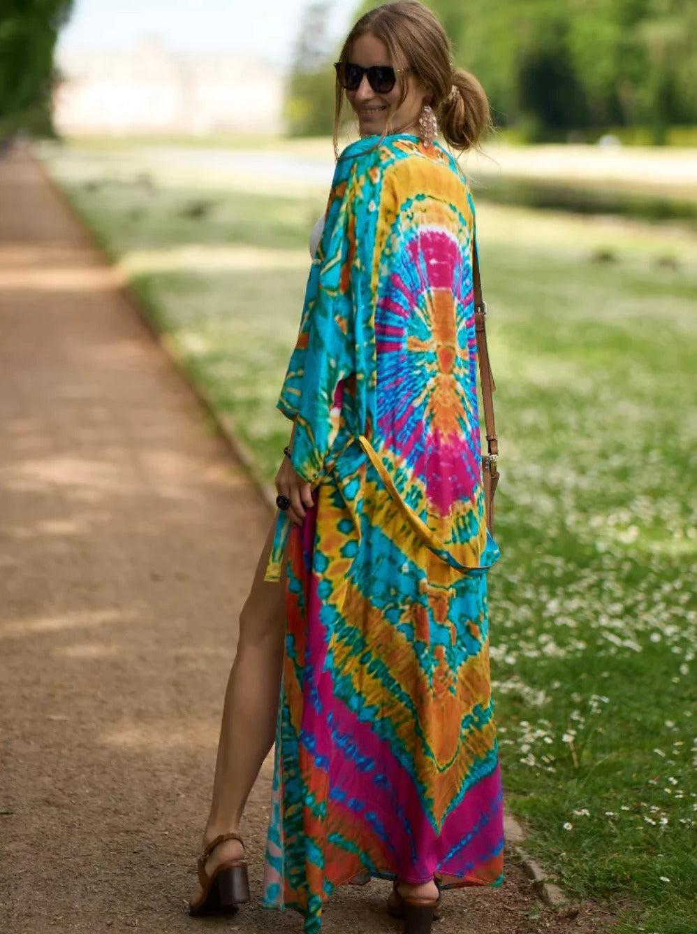 Kimono de plage Abstrait