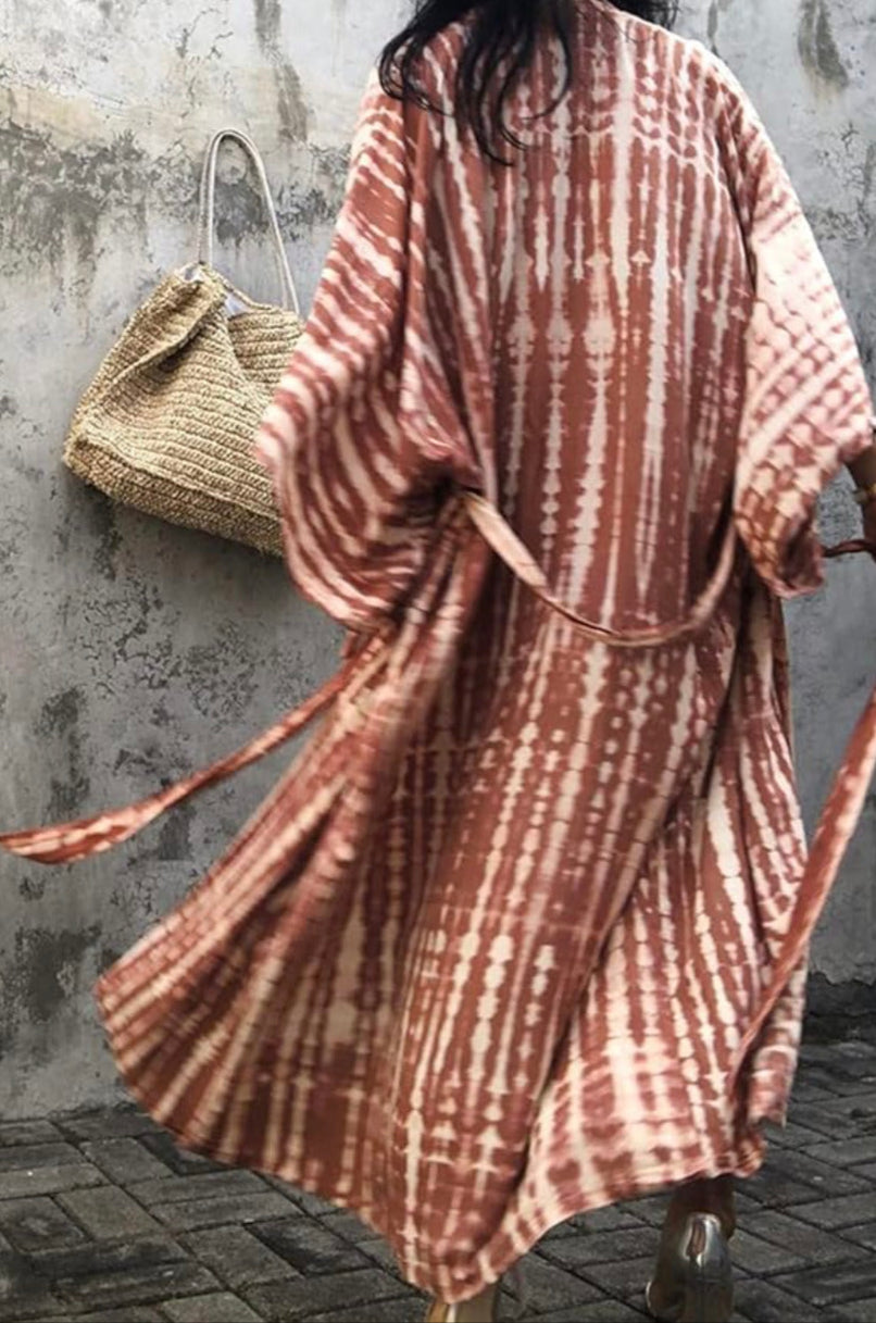 Kimono de plage rayure des sables