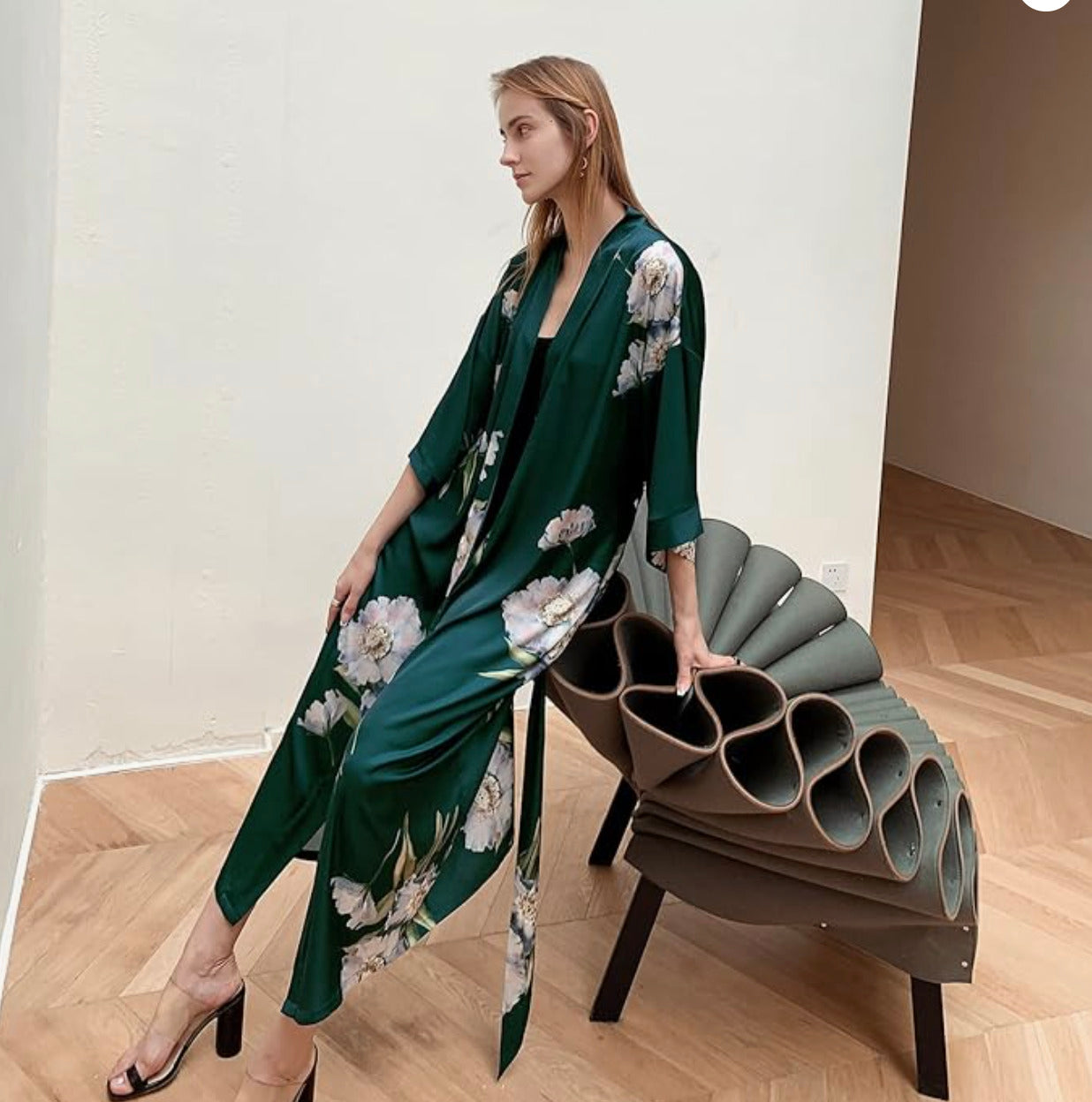 Kimono Robe de nuit | Feuille d’ombre