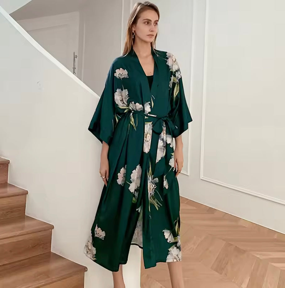 Kimono Robe de nuit | Feuille d’ombre