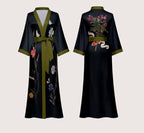Kimono Robe de nuit | Fumée de jade