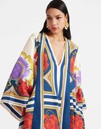 Robe kimono réversible | Fleur d'été
