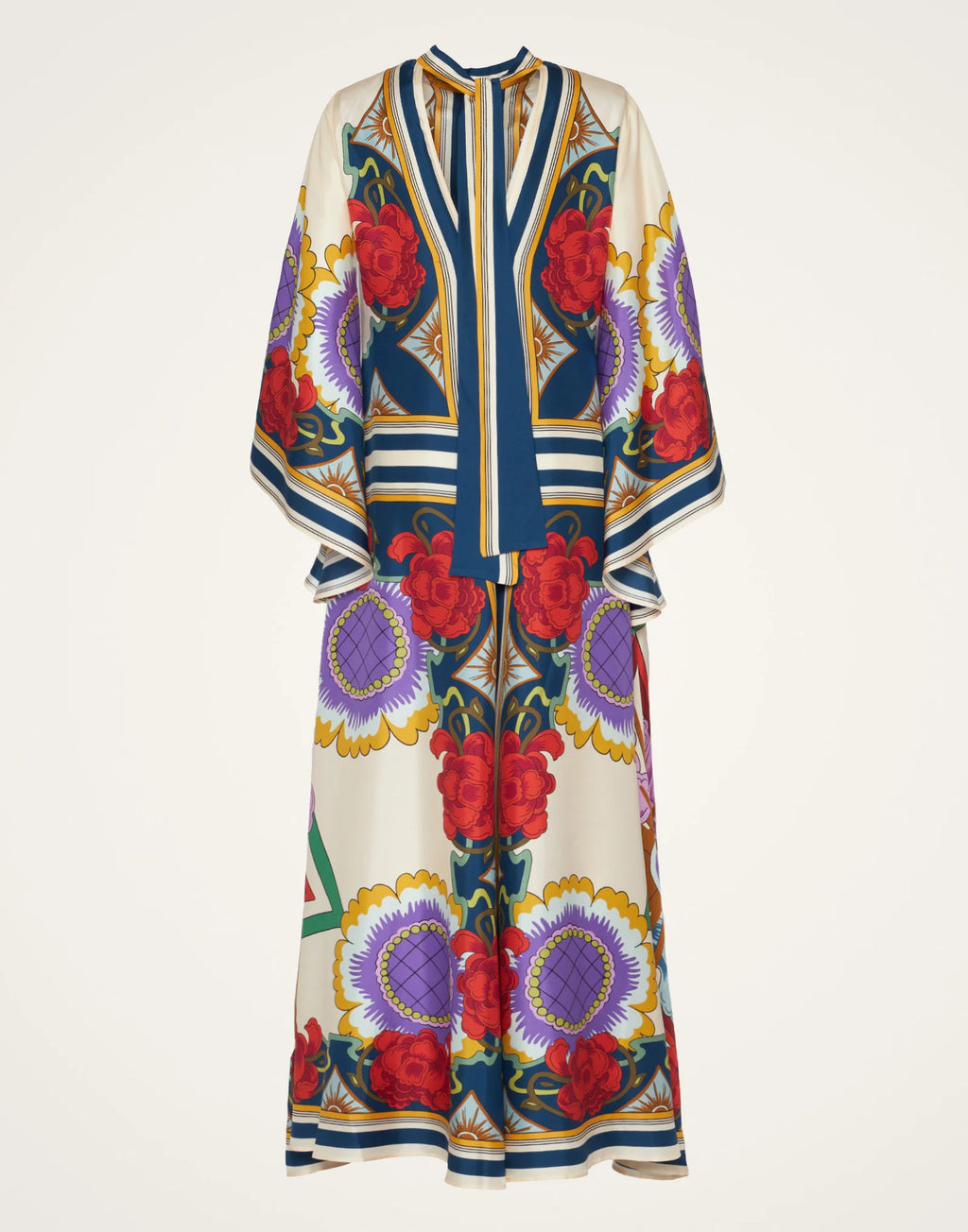 Robe kimono réversible | Fleur d'été